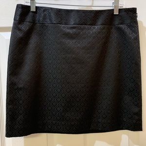 Banana Republic Black Lined Skirt Size 10